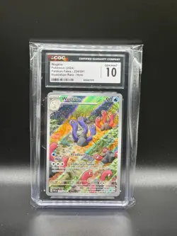 Wugtrio 224/091 Sv: Paldean Fates Holo Illustration Rare 2024 CGC 10 GEM MINT - Image 1