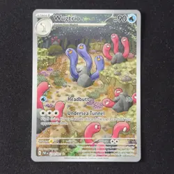 Wugtrio 224/091 Illustration Rare SV: Paldean Fates Holo Pokemon TCG English - Image 1