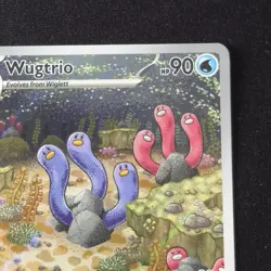 Wugtrio 224/091 Illustration Rare SV: Paldean Fates Holo Pokemon TCG English - Image 4