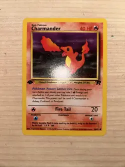 Pokemon Dark Charmander 1st Edition Card 50/82 Team Rocket 1999 Vintage - Image 1