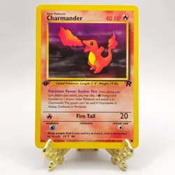 Charmander 50/82 - 1st Edition - Team Rocket - Pokemon TCG - LP - Image 1