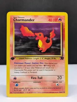 Charmander 50/82 1st Edition | Team Rocket | WOTC Pokemon Card - Image 1