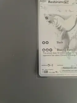 Reshiram EX 173/086 English White Flare - NM Condition Pokemon TCG (Pack Fresh) - Image 5