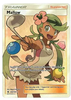 Mallow 145/145 Guardians Rising Full Art Pokemon Card - Image 1