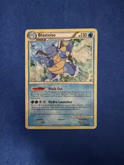 Pokemon TCG Blastoise Unleashed 13/95 Promo Cracked Ice Holo Rare Card HP - Image 1