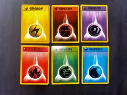 Pokemon: Base Set - x6 Energy Cards Lot - WOTC TCG 1999 97/98/99/100/101/102 - Image 2