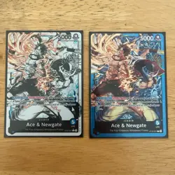One Piece CCG Ace and Newgate Alternative Art Trading Card - Image 1