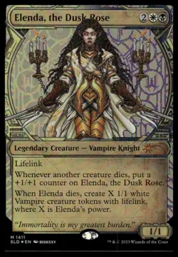 MTG Secret Lair Drop Series Elenda, the Dusk Rose #1411 NM - Exact Card Shown - Image 1