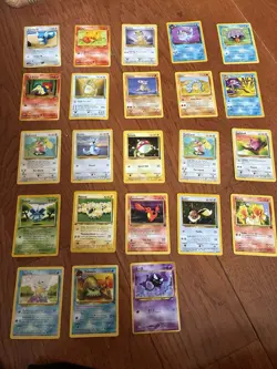 Vintage Pokemon Card Lot (23) Base Set, Team Rocket, Jungle + Japanese Cards - Image 1