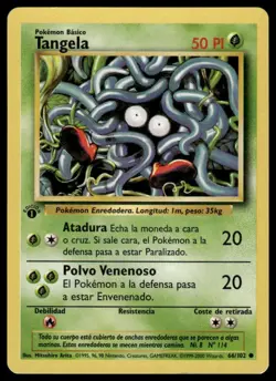 Pokemon Base Set Tangela SPANISH #066/102 LP - Exact Card Shown - Image 1