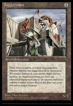 MTG Revised Edition Juggernaut German NM Black Border - Exact Card Shown - Image 1