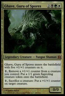 MTG Oversize Cards Ghave Guru of Spores Commander #200 NM - Exact Card Shown - Image 1