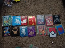 Pokemon Themed Card Protectors Sleeves Assorted Variety Lot - Image 1