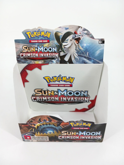 Pokemon Sun and Moon Crimson Invasion Empty Booster Box No Cards for Display - Image 1