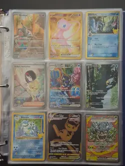Binder with 99 Pokemon Cards Lot - Image 1