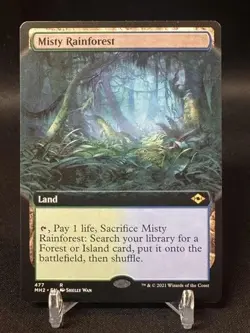 Misty Rainforest - Modern Horizons 2 - Extended Art - MTG MH2 - NM - Image 1