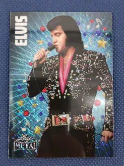 2024 Leaf Metal Elvis Presley Icons Collection #43 9/35 Blue Shimmer NM - Image 1