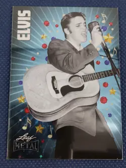 2024 Leaf Metal Elvis Presley Icons Collection #7 22/25 Blue Stars NM - Image 1