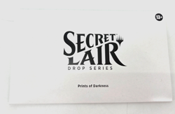 Magic The Gathering Secret Lair Drop Prints of Darkness MTG Sealed Non Foil - Image 1