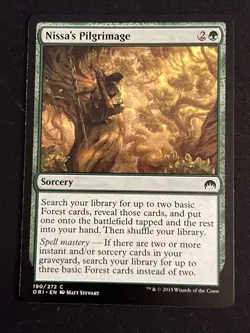 1x Nissa's Pilgrimage (190) Magic Origins LP MTG Magic thre Gathering x1 MKE - Image 1