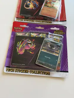 Pokemon Ascended Heroes Tech Sticker Collection Set Of 2 - Factory Sealed! - Image 3