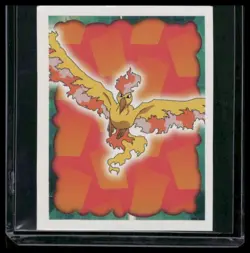 Pokemon Merlin Collections Sticker Series 1 Moltres #146 1999 NM - Image 1