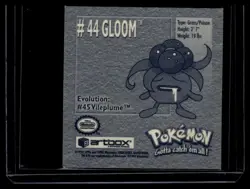 Pokemon 1999 Artbox Sticker #44 Gloom Series 1 - Image 2