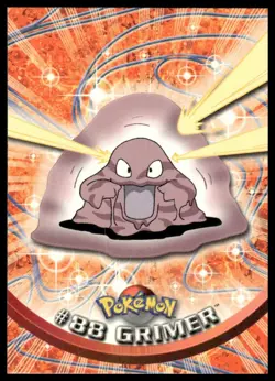 Topps Pokemon Grimer #88 TV Animation Edition Non Holo Blue Logo 2000 NM - Image 1