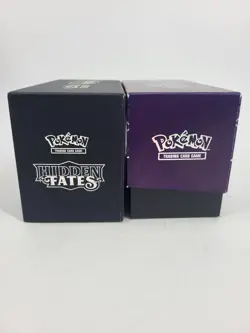 Lot of 2 Pokemon TCG Hidden Fates & Mimikyu Paldean Fates ETB - BOXES ONLY - Image 2