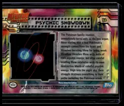 Topps Pokemon Movie Psychic Showdown #33 1st Edition Blue Label 1998 LP - Image 2