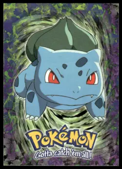 Topps Pokemon Bulbasaur #E1 of 12 1999 Movie Edition Black Logo MP - Image 1