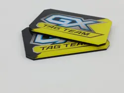 Pokemon TCG GX Tag Team Marker Token Acrylic x2 Good Condition - Image 3