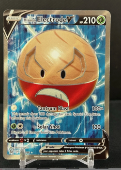 Pokemon TCG Hisuian Electrode v 172/196 Lost Origin Ultra Rare Full Art LP - Image 1