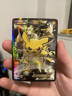 Pokemon Generations Pikachu EX XY 124 Full Art Holo Black Star Promo - Image 1