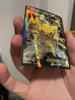 Pokemon Generations Pikachu EX XY 124 Full Art Holo Black Star Promo - Image 3