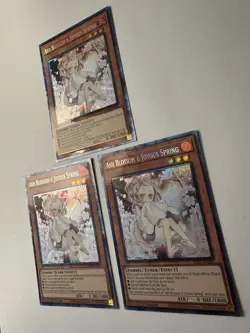 Ash Blossom & Joyous Spring PCR PLAYSET Yugioh Stampede ALL NM/PF RA04-EN025 - Image 2