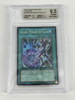 YuGiOh Ancient Sanctuary Dark Magic Attack 1st First Edition #AST-095 BGS 9.5 - Image 1