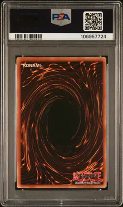 2002 Yu-Gi-Oh! LOB Eyes White Dragon Exodia Forbidden One #LOB-124 Error PSA 9 - Image 2
