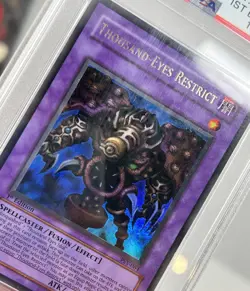 YuGiOh Thousand-Eyes Restrict 1st First Edition Ed WAVY PSV-084 PSA 10 Gem Mint - Image 4