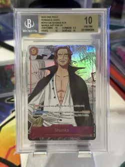 2022 Shanks Manga OP01-120 Romance Dawn One Piece BGS 10 Pristine EN ORIGINAL - Image 1