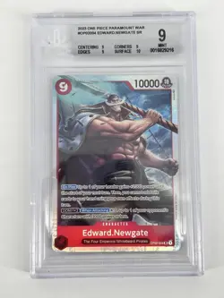 One Piece Paramount War Edward.Newgate #OP02-004 BGS 9 - Image 1