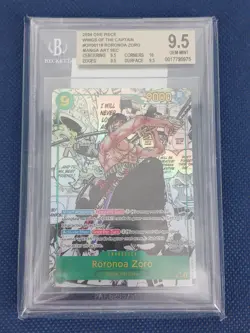One Piece Roronoa Zoro #OP06118 Wings of the Captain Manga Art SEC 2024 BGS 9.5 - Image 1