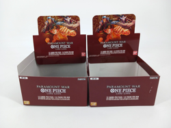 One Piece CCG TCG Paramount War OP-02 English Empty Booster Box Only x2 Read - Image 1
