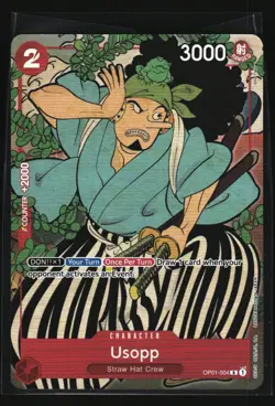 One Piece Promotion #OP01-004 Usopp English Version 1st Anniversary Set - Image 1
