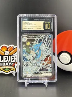 Kingdra ex 131 2024 Pokemon Black Star Promo SIR CGC 10 PRISTINE (ME) - Image 1