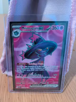 NM! Mismagius Ex (112/094) Phantasmal Flames Full Art Rare Pokemon Card! - Image 2