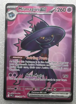 Mismagius ex #112/094 Pokemon Phantasmal Flames NM Pack Fresh! - Image 1