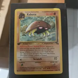 Kabuto Pokemon Card - 1st Edition - Fossil Set - 50/62 - Image 1