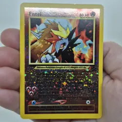 Pokemon Entei 34/53 Reverse Holo Wotc Promo 1995-2001 Promo TCG Card - Image 5