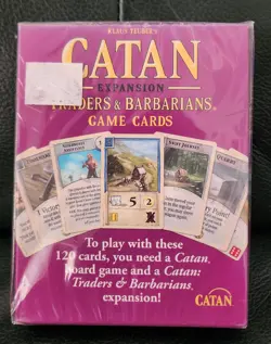 CATAN: Traders and Barbarians Expansion Game Cards - 120 Cards - Image 1